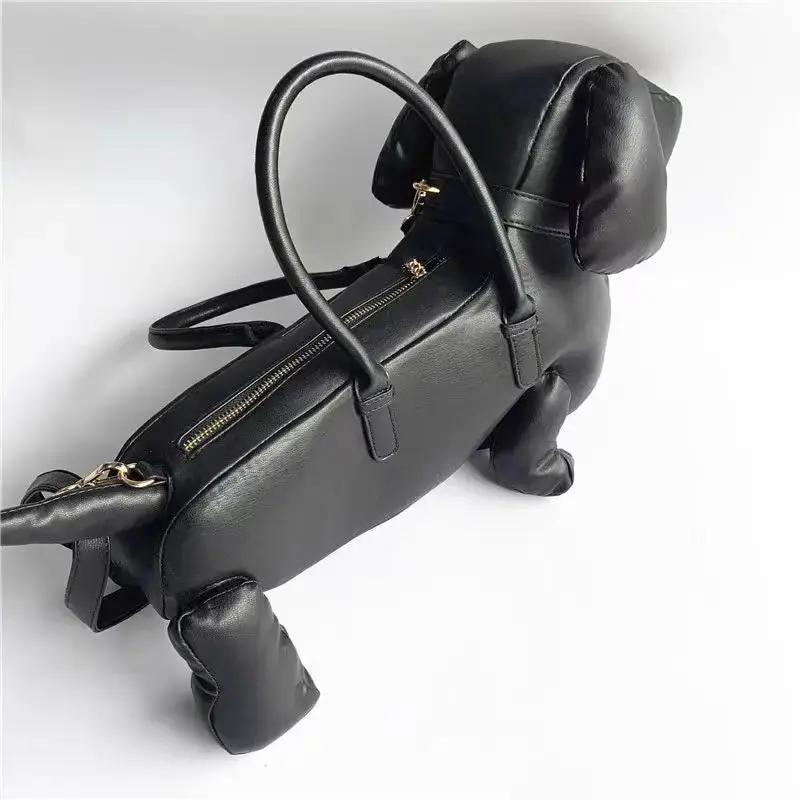 schwarze Hundehandtasche Y2K eprolo