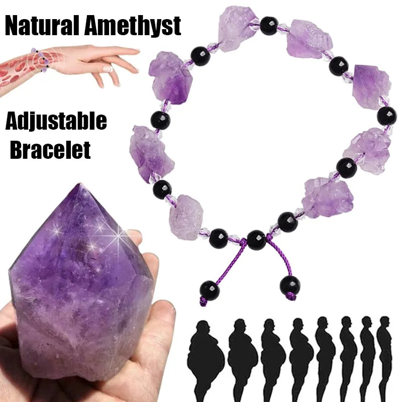 Amethyst Armband – Heilendes Energiearmband gegen Müdigkeit & Stress