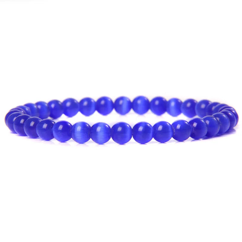 6 mm Naturstein-Armband – Apatit, Lapislazuli & Türkis für Damen & Herren