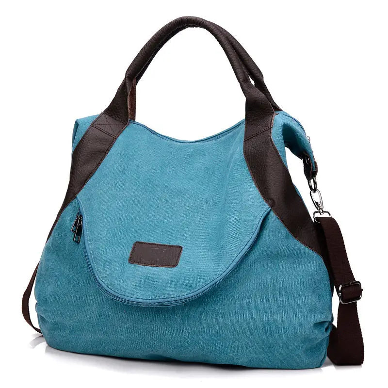 Canvas Damen Umhängetasche – Groß & Stylisch für Alltag & Reise