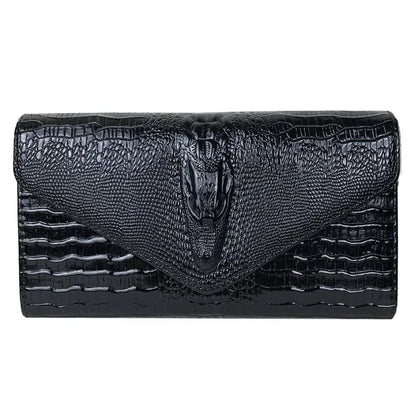 Damen Clutch Krokodilmuster CJ