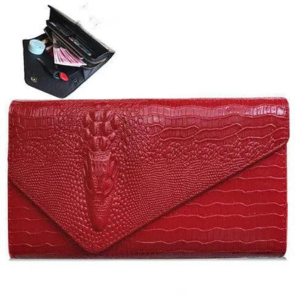Damen Clutch Krokodilmuster CJ