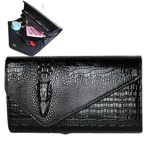 Damen Clutch Krokodilmuster CJ
