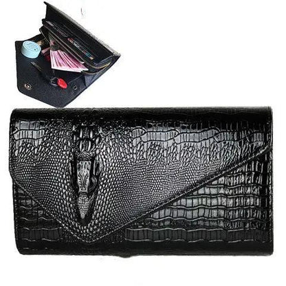 Damen Clutch Krokodilmuster CJ