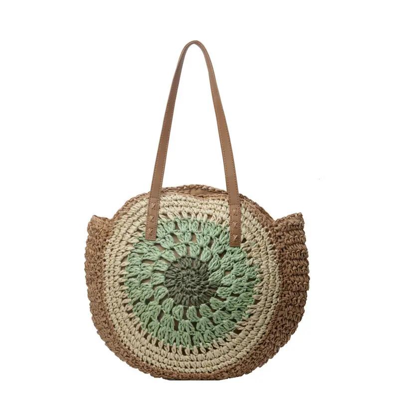 Runde Schultertasche Crochet CJ