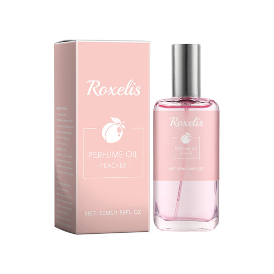 Pfirsichparfüm, frisch, leicht, elegant, erfrischend, fruchtig, charmant, anhaltender Duft, leicht, elegant, Parfümspray