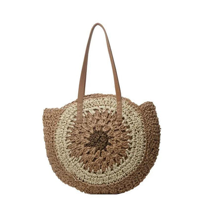 Runde Schultertasche Crochet CJ