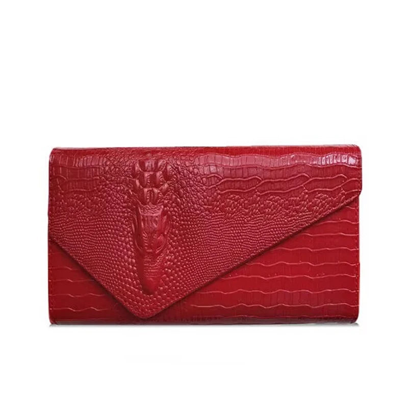 Damen Schultertasche mit Schlangenmuster – Modische Umhängetasche mit Kette