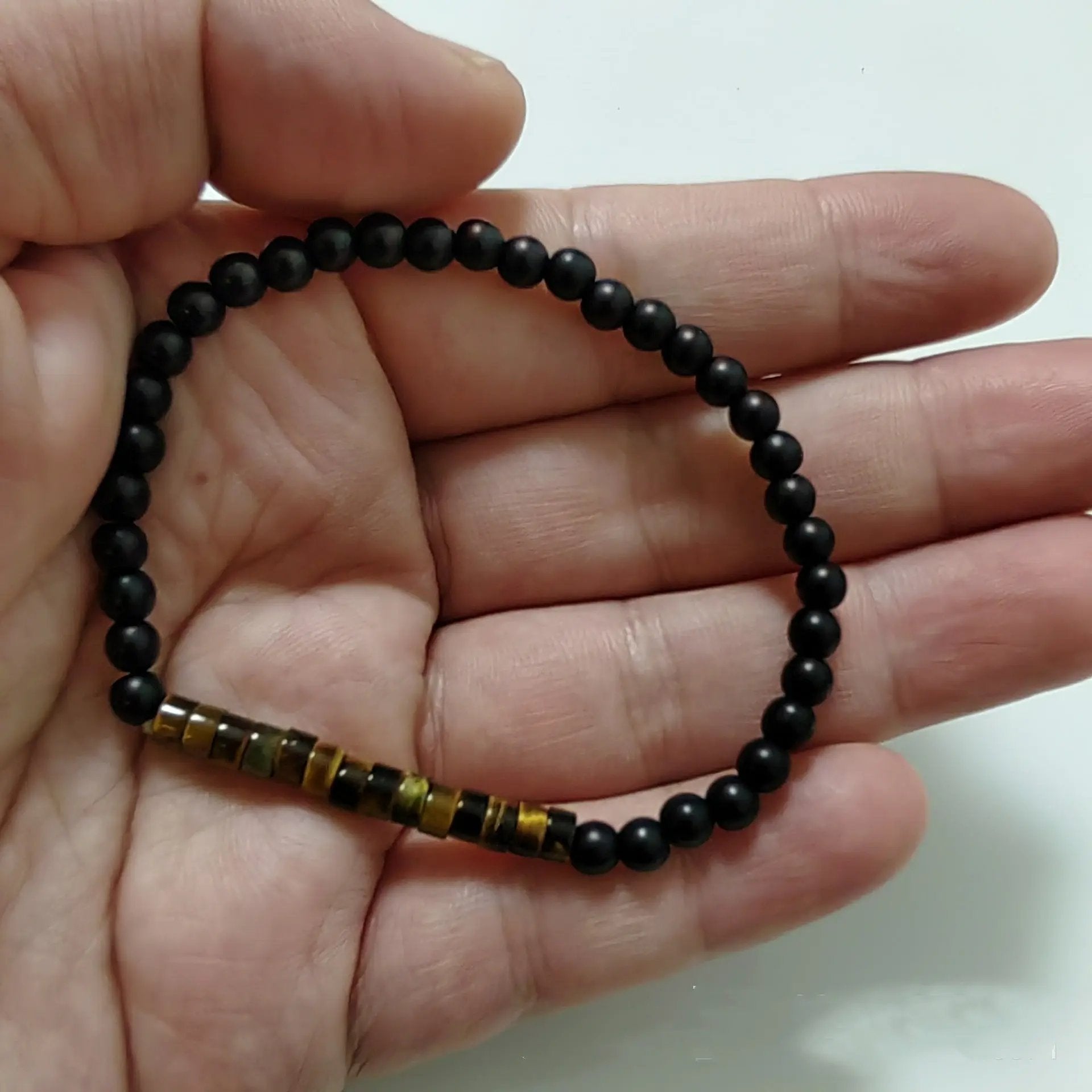 Tigerauge Armband 4MM CJ