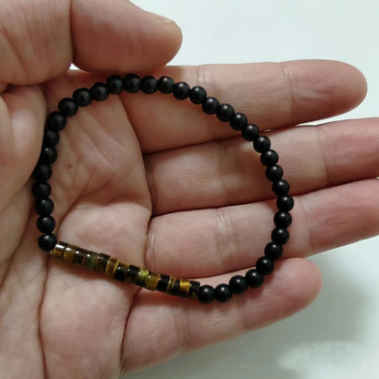 Tigerauge Armband 4MM CJ