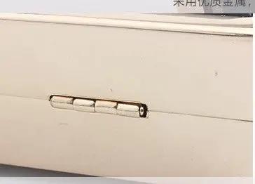 acrylic evening bag with perfume bottle