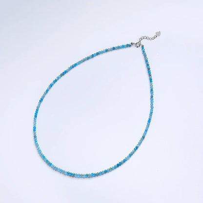 Naturstein-Halskette 2mm – Spinell, Lapis & Amethyst in 925er Silber