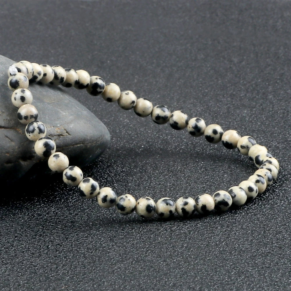 Heilstein-Armband aus Dalmatiner-Jaspis – Spiritueller Schmuck mit Bedeutung