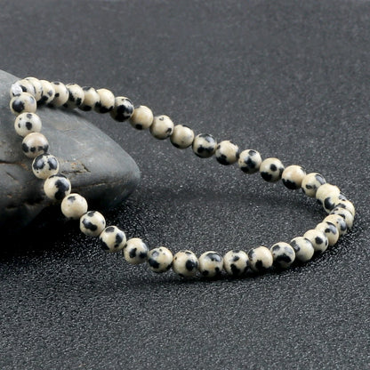Heilstein-Armband aus Dalmatiner-Jaspis – Spiritueller Schmuck mit Bedeutung