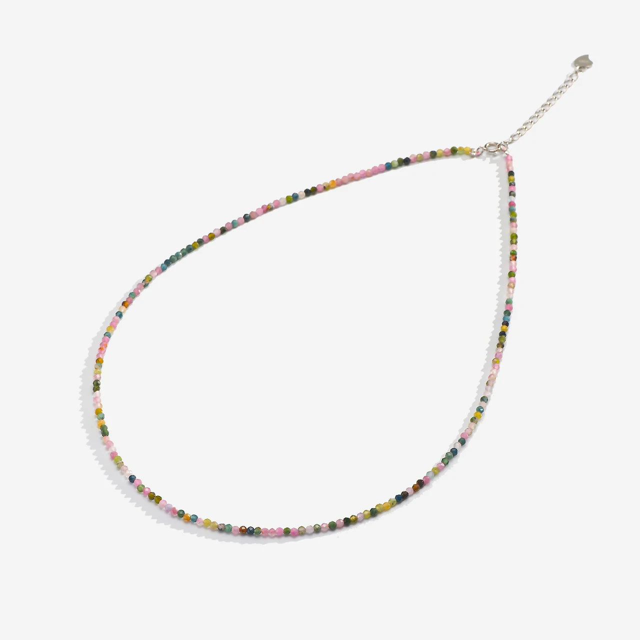 Naturstein-Halskette 2mm – Spinell, Lapis & Amethyst in 925er Silber