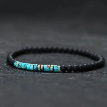 4 mm Kaiser-Onyx Armband – Minimalistisch & Unisex für Yoga & Meditation