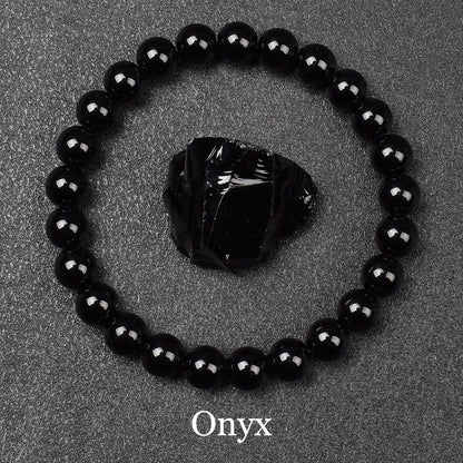 Goldener Obsidian Armband – Naturstein-Energieschmuck für Damen & Herren
