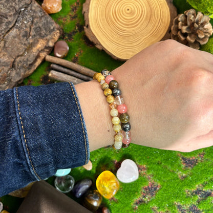 Unisex Citrin-Armband – Kraftstein für Motivation & Fülle (6 mm Perlen)