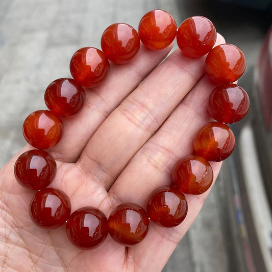 Karneol Naturstein-Armband – Heilstein Schmuck für Damen & Herren