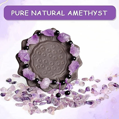 Amethyst Armband – Heilendes Energiearmband gegen Müdigkeit & Stress