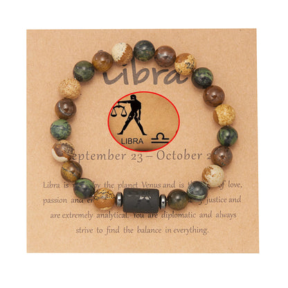 Tigerauge Sternzeichen-Armband – 12 Sternbilder Glücksarmband