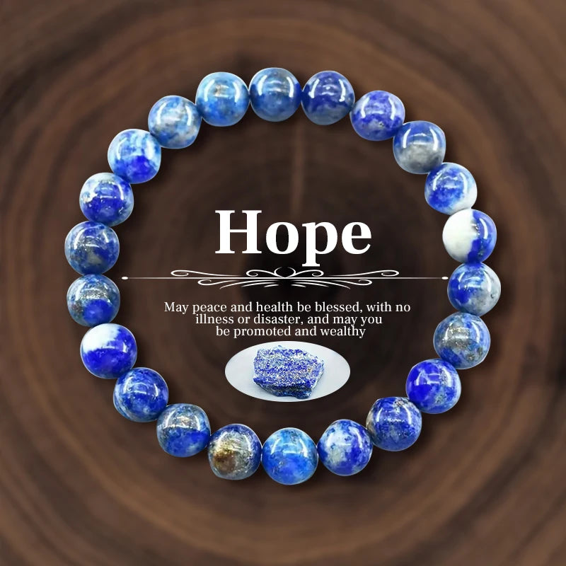 7-Chakra Naturstein-Armband – Energieschutz & Heilung für Damen & Herren