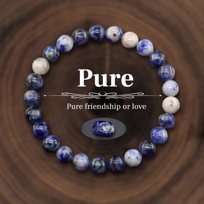 7-Chakra Naturstein-Armband – Energieschutz & Heilung für Damen & Herren