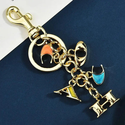 Herz-Kirsch-Schlüsselanhänger aus Metall eprolo