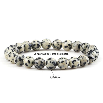 Heilstein-Armband aus Dalmatiner-Jaspis – Spiritueller Schmuck mit Bedeutung