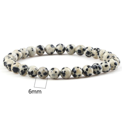 Heilstein-Armband aus Dalmatiner-Jaspis – Spiritueller Schmuck mit Bedeutung