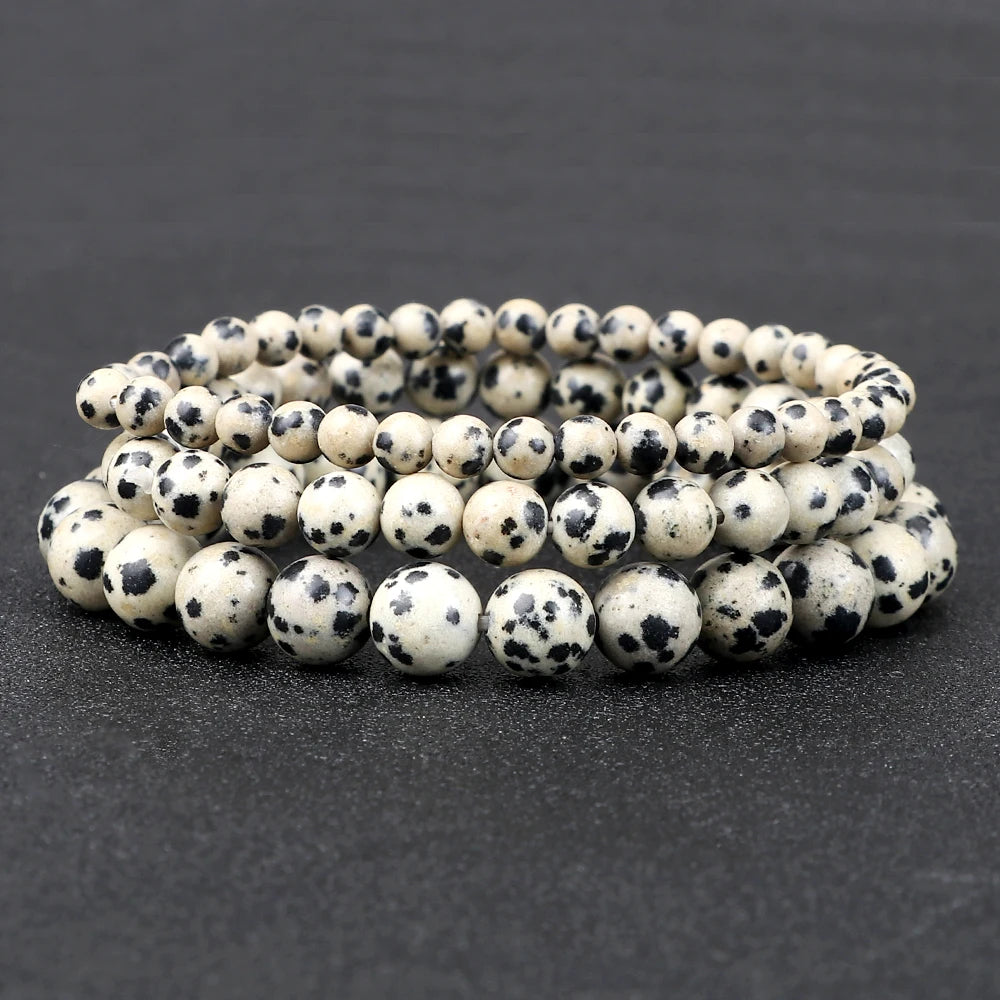 Heilstein-Armband aus Dalmatiner-Jaspis – Spiritueller Schmuck mit Bedeutung