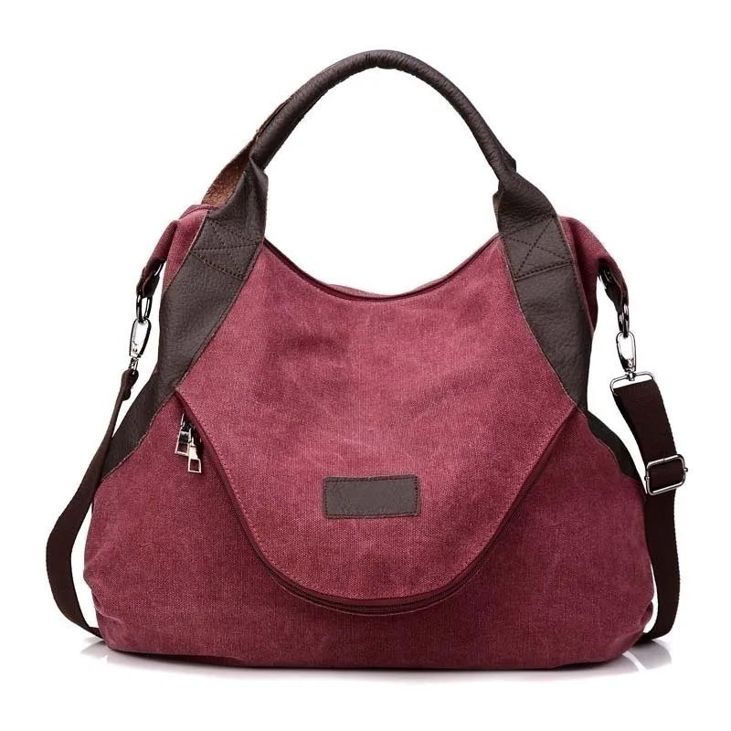 Canvas Damen Umhängetasche – Groß & Stylisch für Alltag & Reise