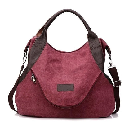 Canvas Damen Umhängetasche – Groß & Stylisch für Alltag & Reise