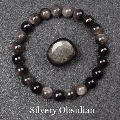 Goldener Obsidian Armband – Naturstein-Energieschmuck für Damen & Herren