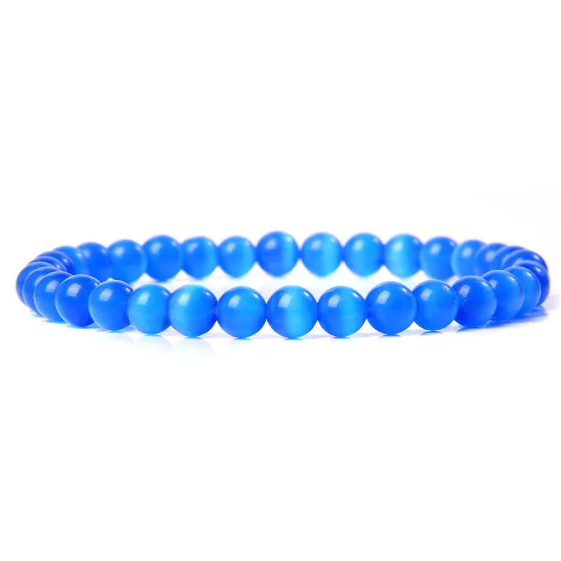 6 mm Naturstein-Armband – Apatit, Lapislazuli & Türkis für Damen & Herren