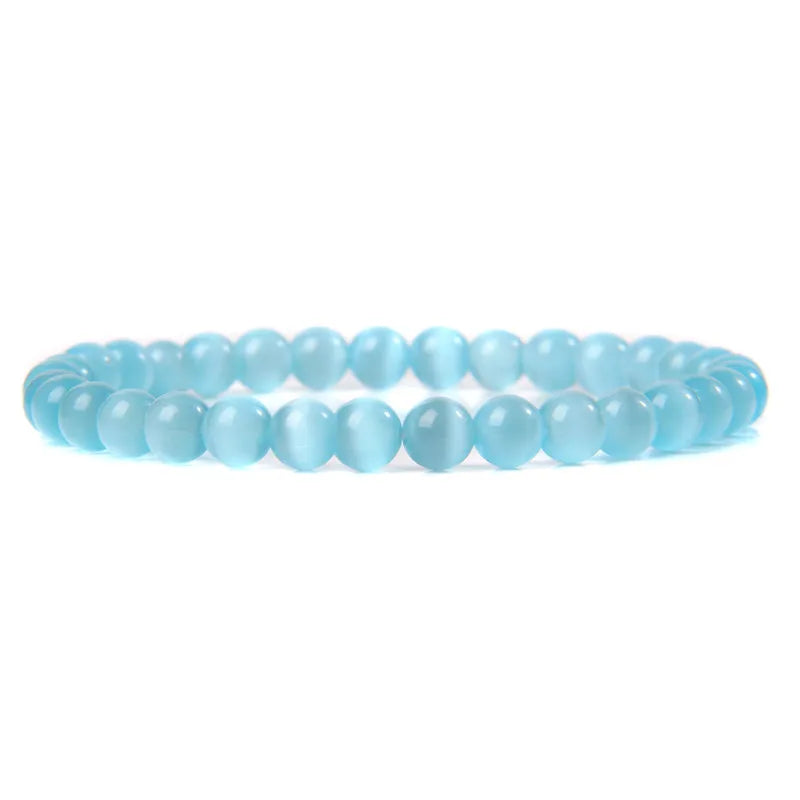 6 mm Naturstein-Armband – Apatit, Lapislazuli & Türkis für Damen & Herren