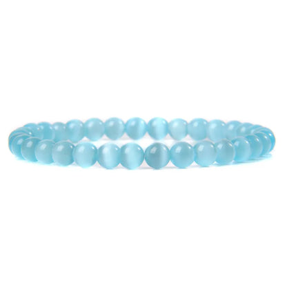 6 mm Naturstein-Armband – Apatit, Lapislazuli & Türkis für Damen & Herren