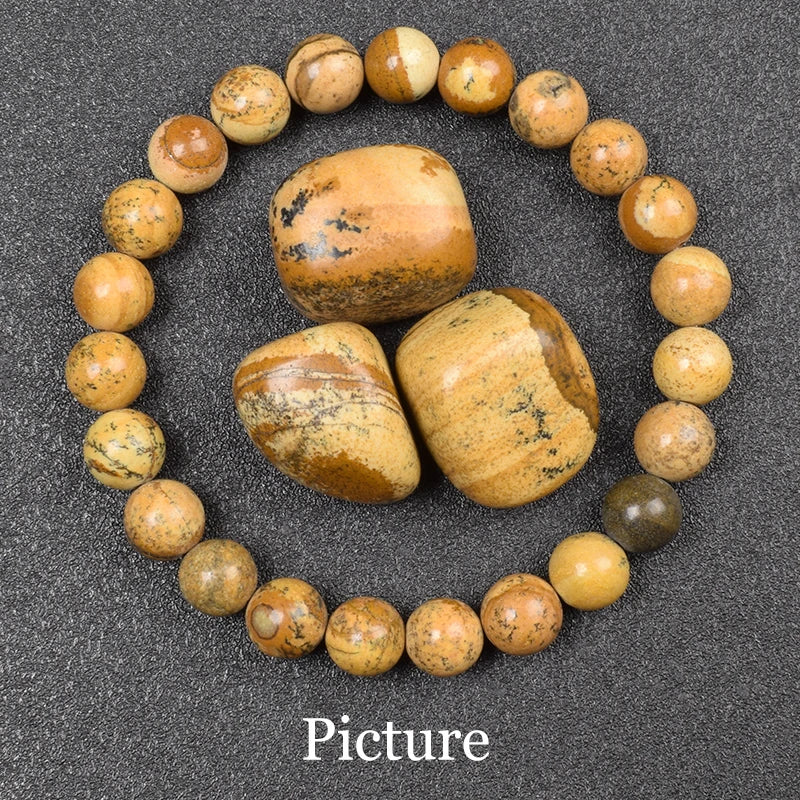 Goldener Obsidian Armband – Naturstein-Energieschmuck für Damen & Herren