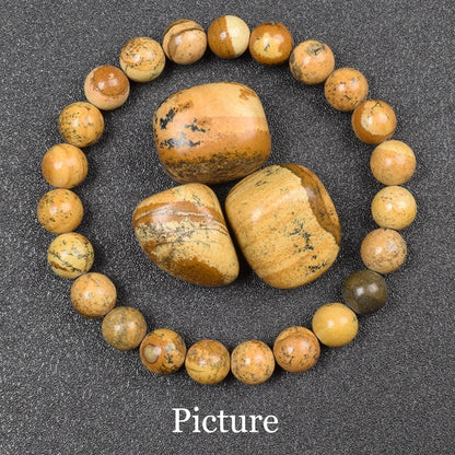 Goldener Obsidian Armband – Naturstein-Energieschmuck für Damen & Herren
