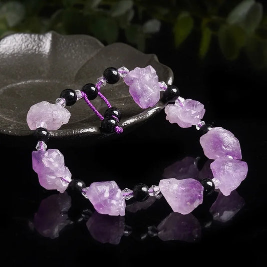 Amethyst Armband – Heilendes Energiearmband gegen Müdigkeit & Stress