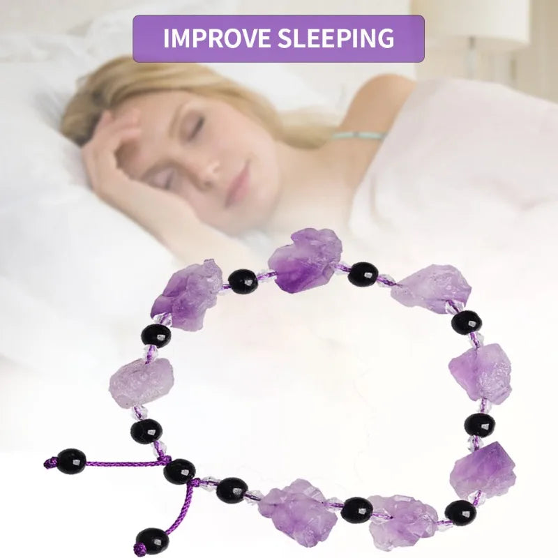 Amethyst Armband – Heilendes Energiearmband gegen Müdigkeit & Stress