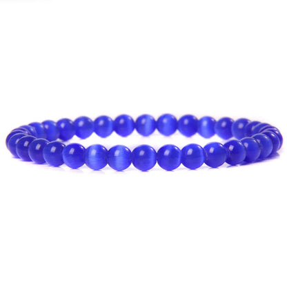 6 mm Naturstein-Armband – Apatit, Lapislazuli & Türkis für Damen & Herren