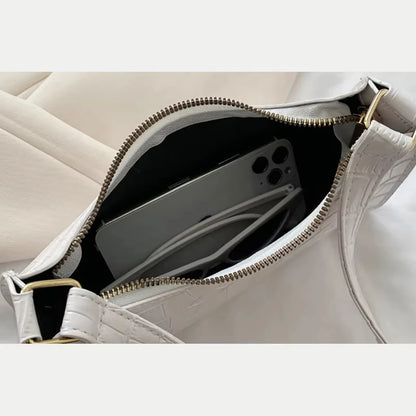 PU Leder Schultertasche – Alligator Look für stilvolle Auftritte