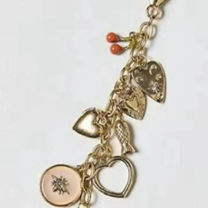 stilvoller schlüsselband mit buchstaben-perlen perlen-stern eprolo