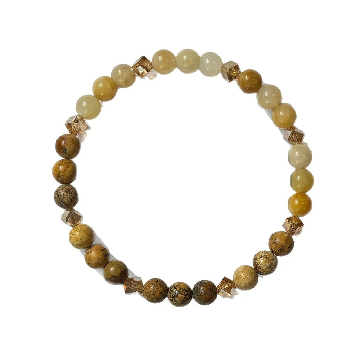 Unisex Citrin-Armband – Kraftstein für Motivation & Fülle (6 mm Perlen)