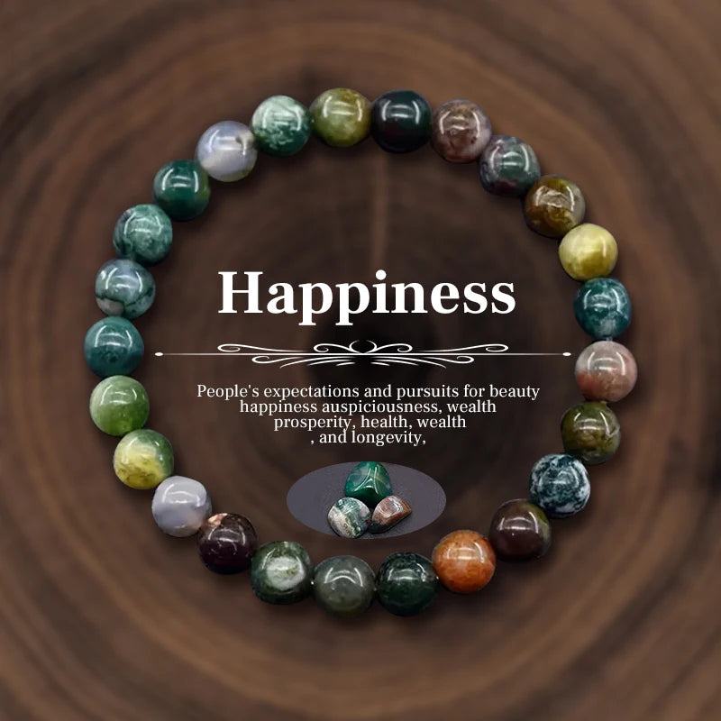 7-Chakra Naturstein-Armband – Energieschutz & Heilung für Damen & Herren