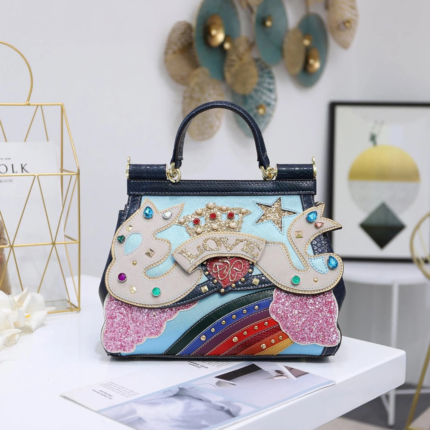 Handmade Messenger Damen Tasche CJ