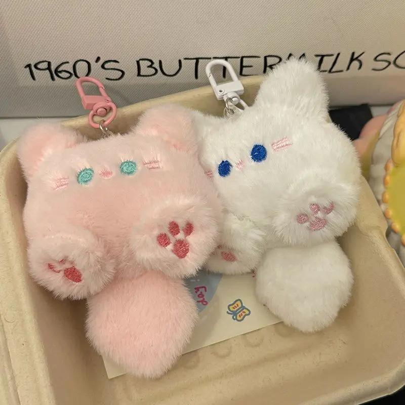 Plüsch Katze Schlüsselanhänger CJ